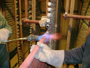 Repair of high pressure boilers