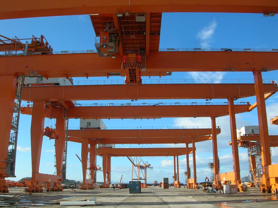 RMG Cranes at Piraeus Port
