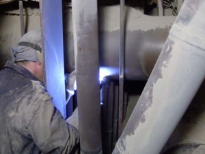 Repair of high pressure boilers